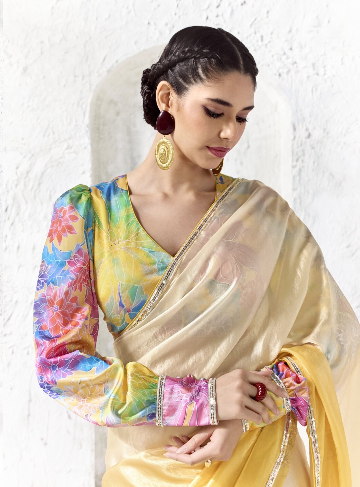 Luxury Celebration Ombre Saree