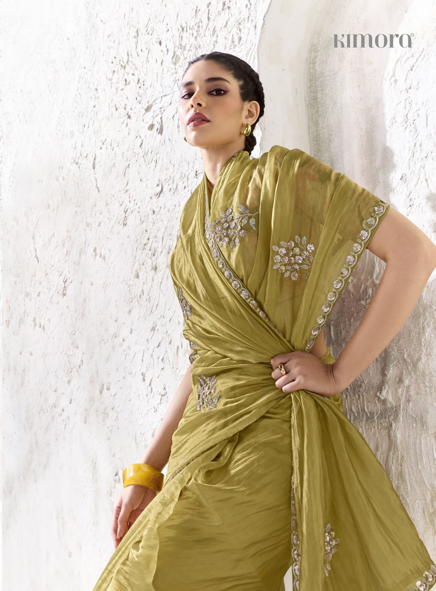 Luxury Celebration Ombre Saree - Image 2