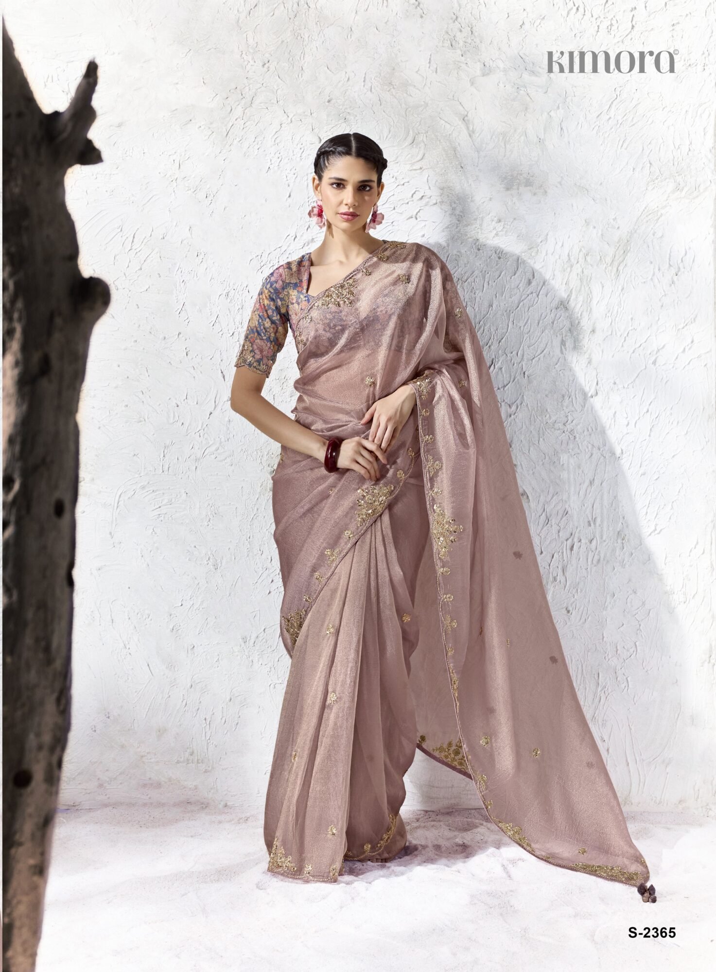 Luxury Celebration Ombre Saree - Image 4