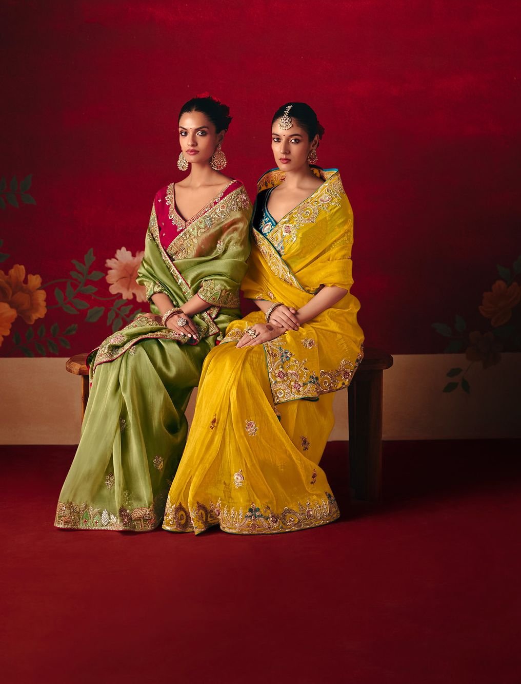 Glamorous Fancy Saree with Sequin and Thread Embellishments - Image 2
