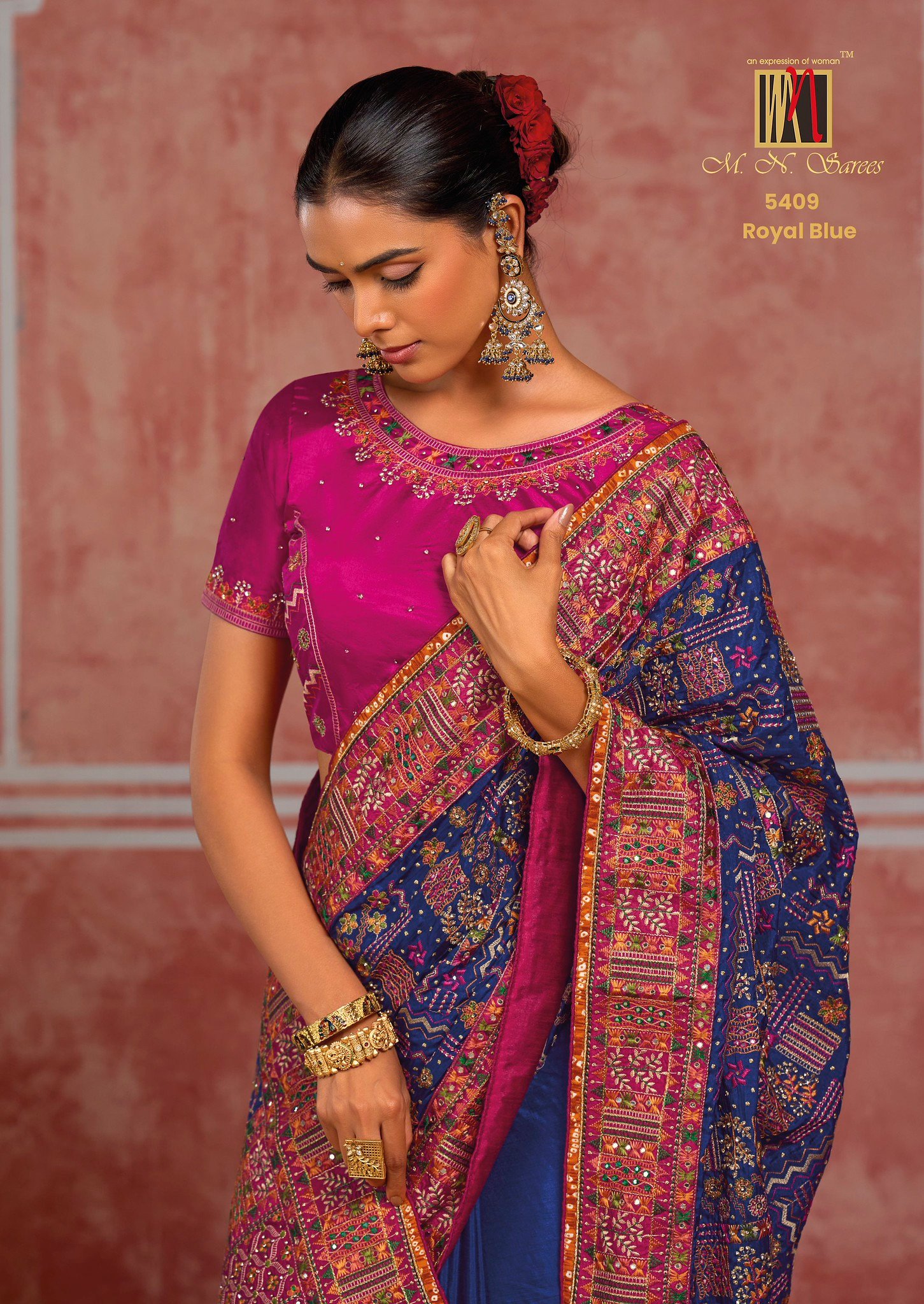 Luxury Silk Saree Collection with Intricate Zari, Mirror & Embellished Work
